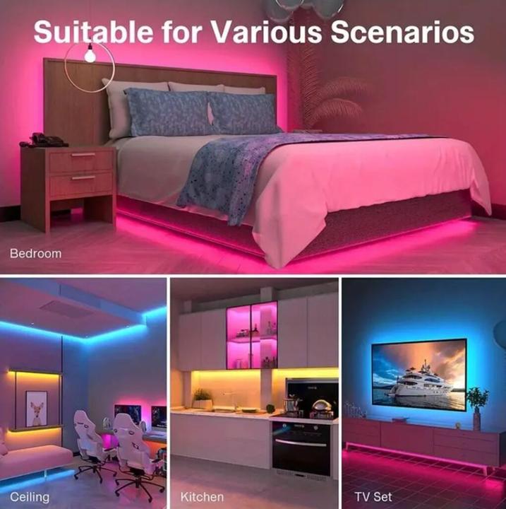 Actual product image Champ 15 metre LED strip light incl. app control (RGB, 1500 cm, Indoor)