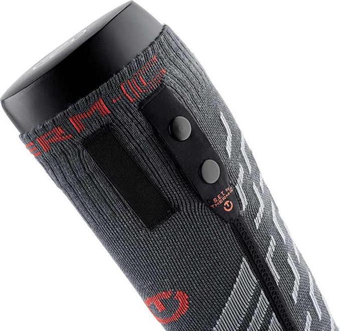 Produktbild Therm-ic Ultra Warm Performance Socken S.E.T. SPack 1400 BT (Grösse: 45.0 - 47.0, grey/or (45 - 47)