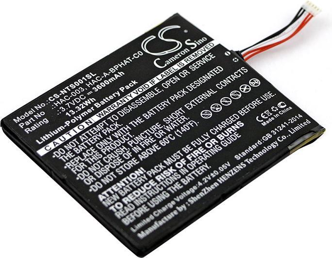 Immagine prodotto NoName Batteria per Nintendo Switch HAC-003 e altri, 3.7V, 3600mAh (Switch)