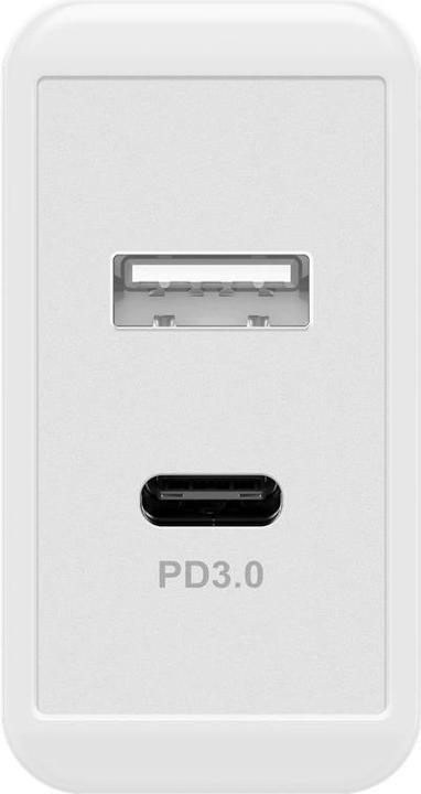 Actual product image Goobay Dual USB Quick Charger (30 W)