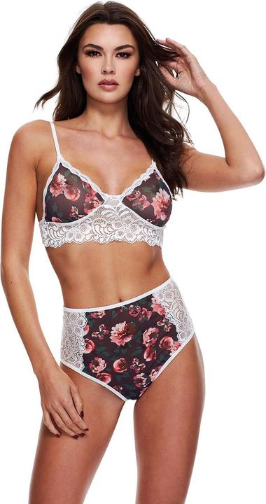 Produktbild Baci Grey Floral & Lace Bra Set M/L (M/L)