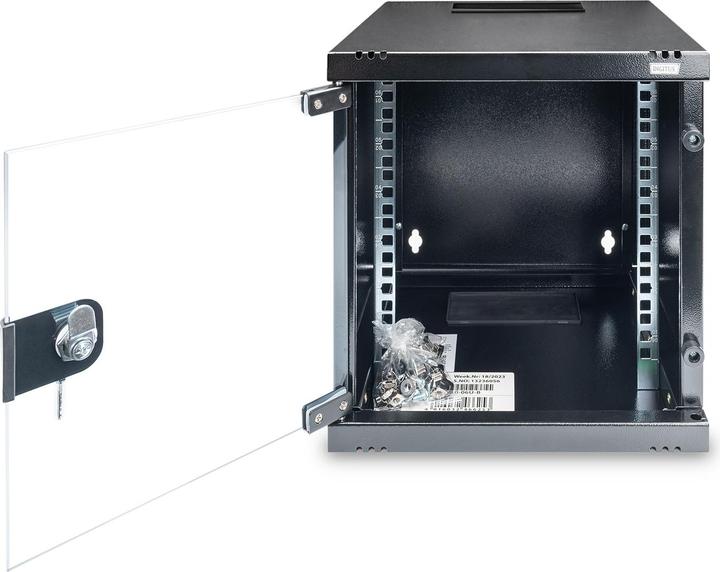 Immagine prodotto Digitus Custodia per montaggio a parete 254 mm (6 HE, Portapacchi da 10 pollici)