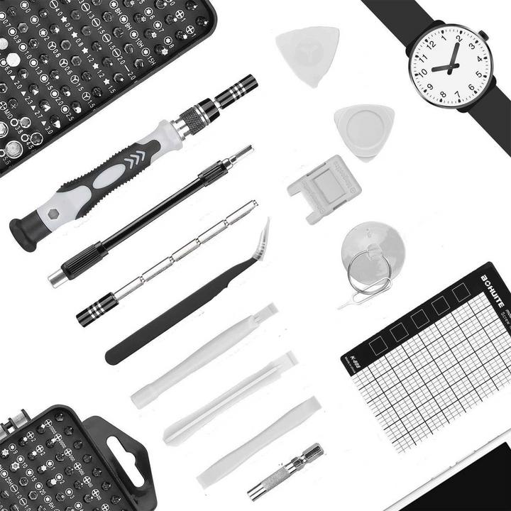 Actual product image Apfelkiste Professional mobile phone repair set - screwdriver & opening tool with storage box