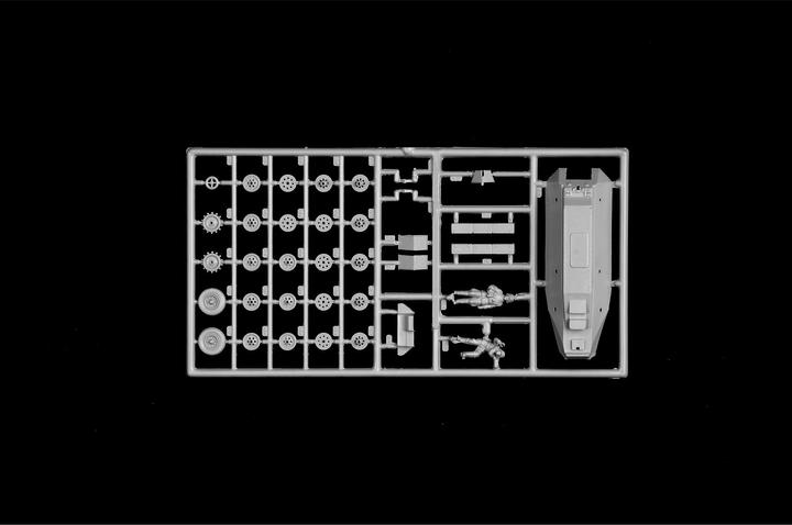 Produktbild 1:72 Deu. Sd. Kfz. 251/10 Halbkette