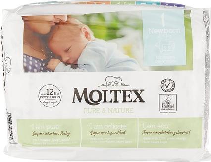 Produktbild Moltex Öko Öko Windeln, Newborn (2-4 kg) (Gr. 3, 22 Stück)
