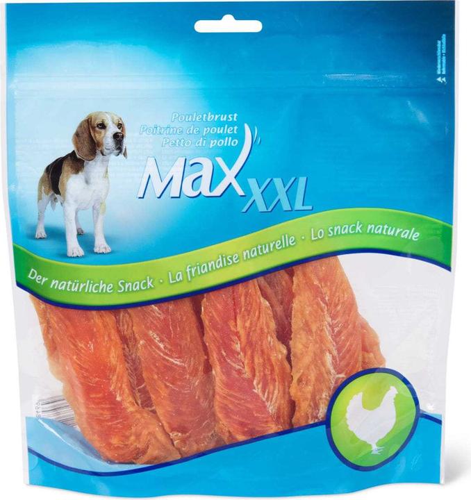Produktbild Max Snack Pouletbrust XXL (Adult, 1 Stk., 300 g)