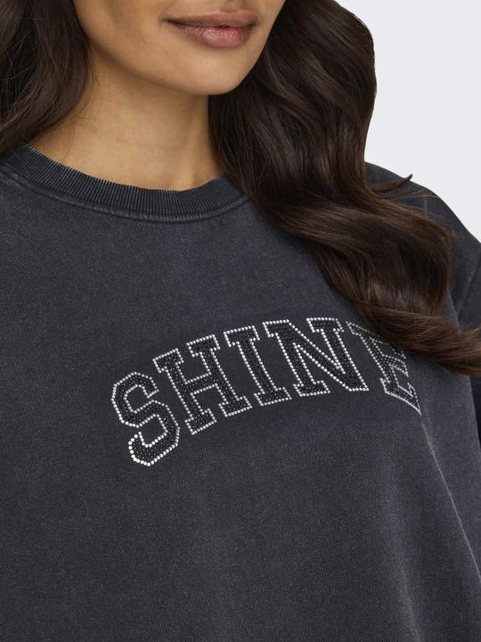 Actual product image Only Regular fit round neck sweatshirt Sweatshirt (XL)