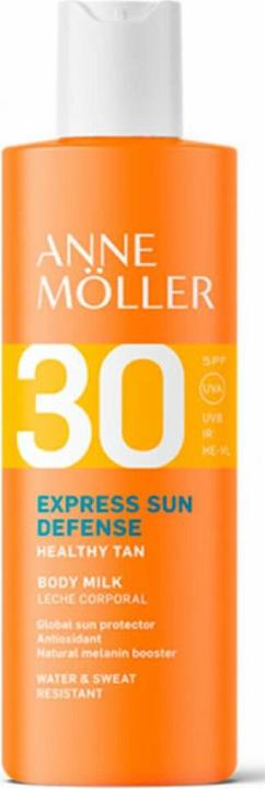 Actual product image Anne Möller EXPRESS body milk SPF30 175 ml (Suntan lotion, SPF 30, 175 ml)