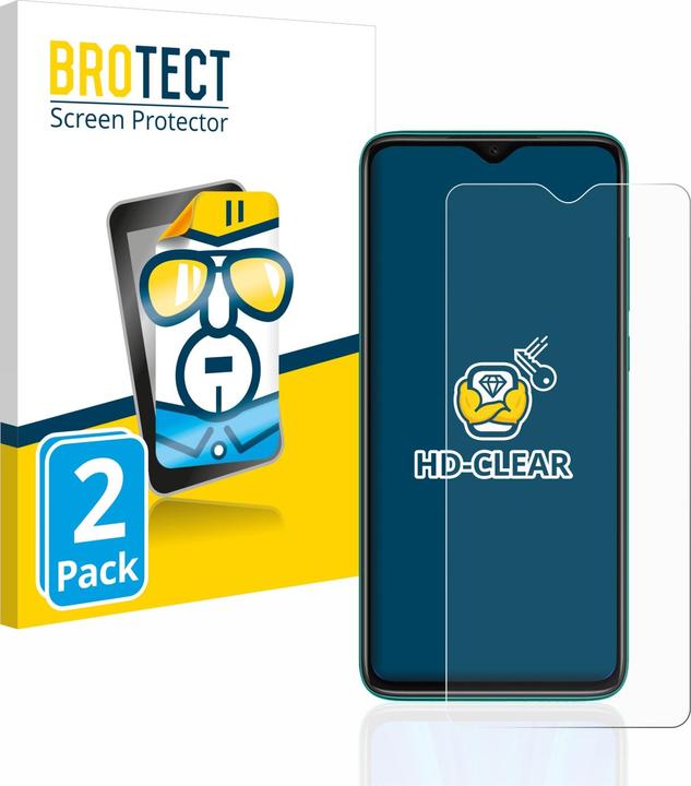 Productafbeelding BROTECT Schermbeschermer Clear (2 Stuk, Xiaomi Redmi Note 8 Pro)