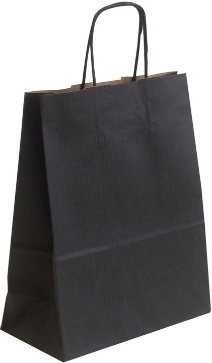 Actual product image Neutral Carrier bags Allegra black SDF22-798 Kraft, 110g, 22x10x27cm 25 pcs. (Gift bag, 25 x)