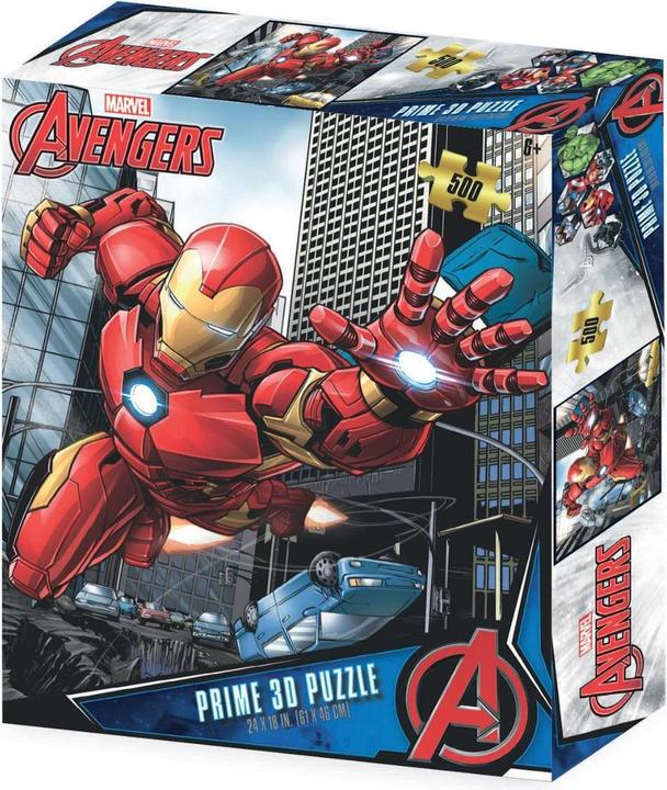Actual product image Grandi Giochi Marvel Iron Man 3D puzzles (500 pieces)