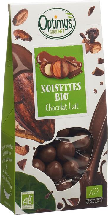 Immagine prodotto Optimys Indulgenza Nocciola Kernels cioccolato al latte organico (150 g)