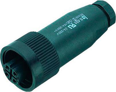 Actual product image Schubiger Series 693 7 pole RD24 power female connector