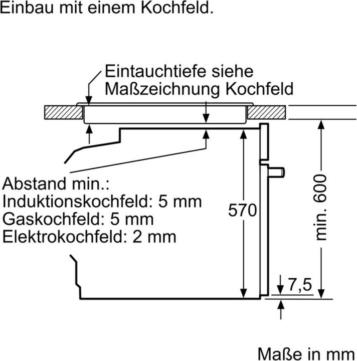 Actual product image Bosch Hausgeräte HBA533BB1
