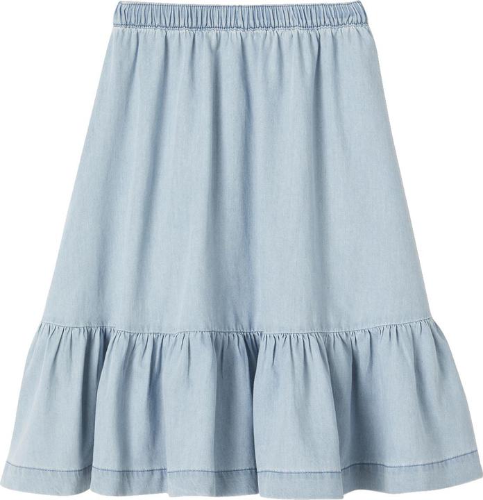 Produktbild Vertbaudet Mädchen Volantrock aus Light-Denim (92)