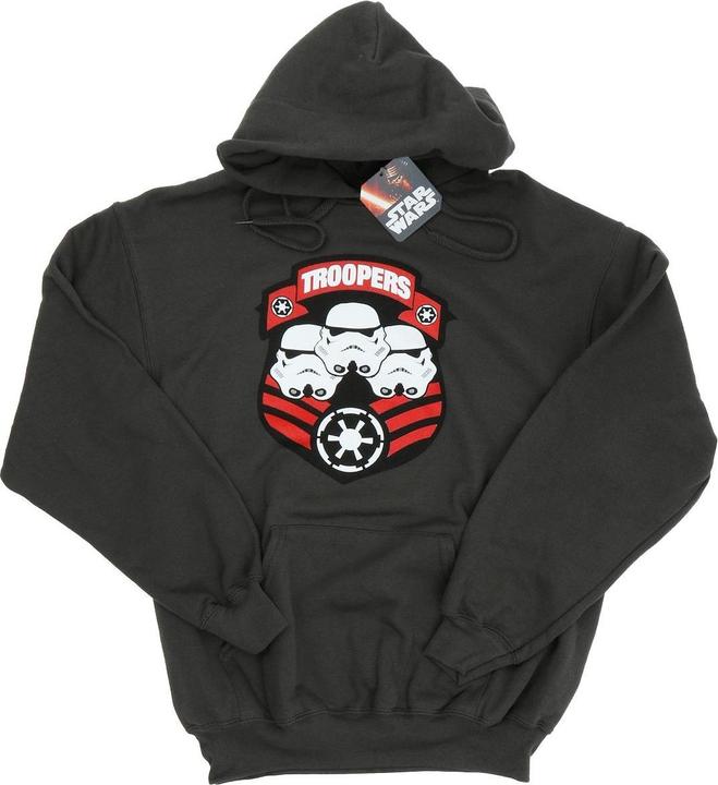 Actual product image Star Wars Mens Stormtrooper Troopers Hoodie (L)