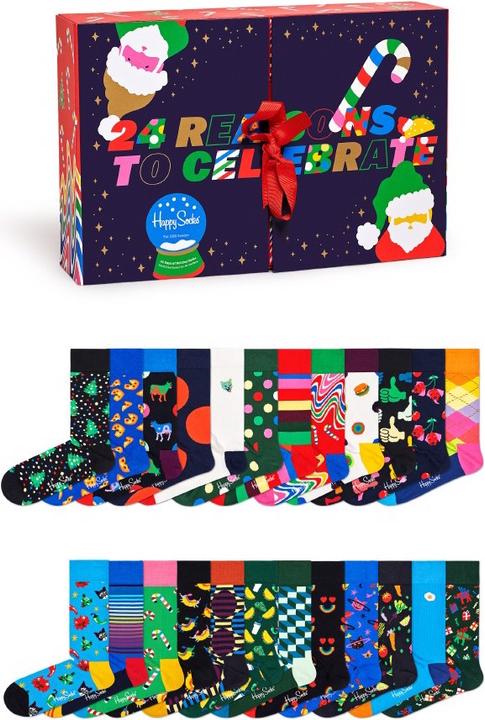 Produktbild Happy Socks 24 Days of Holiday Socken Adventskalender (24er Pack, 41 - 46)