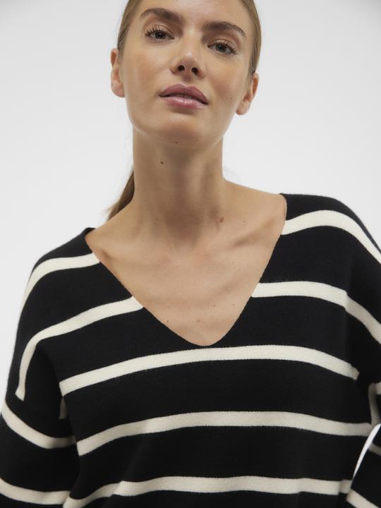 Produktbild Vero Moda V-Ausschnitt Tief angesetzte Schulter Pullover Strickpullover (S)