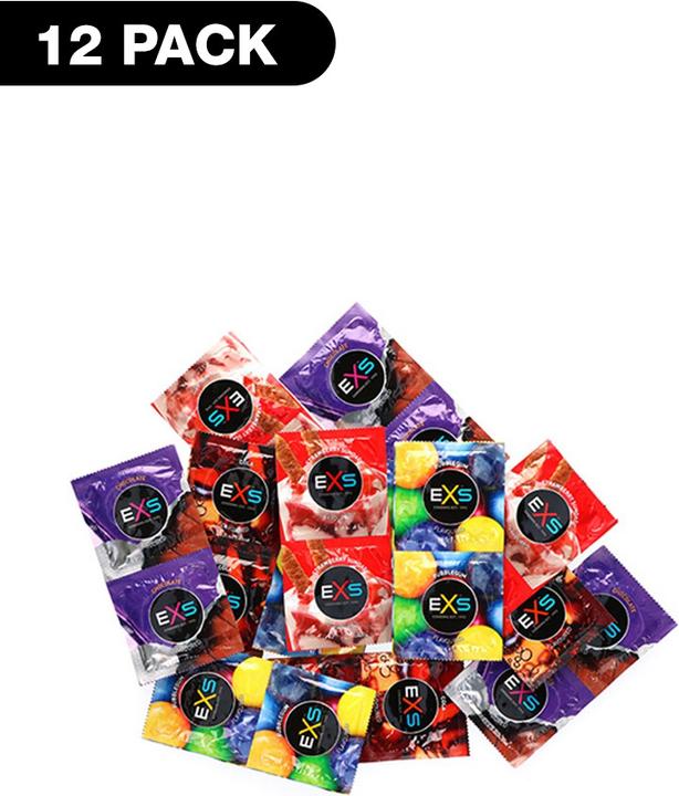 Image du produit EXS Condoms Mixed Flavoured 12 pack (12 pcs)