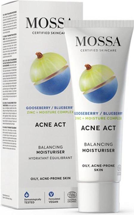 Produktbild Mossa Heidelbeer Anti-Akne Creme 50ml (50 ml)