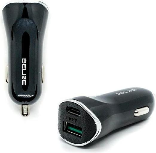 Immagine prodotto Beline ragazzo. sam. 1xUSB i 1xUSBC 5A 30W czarnyblack solo testa
