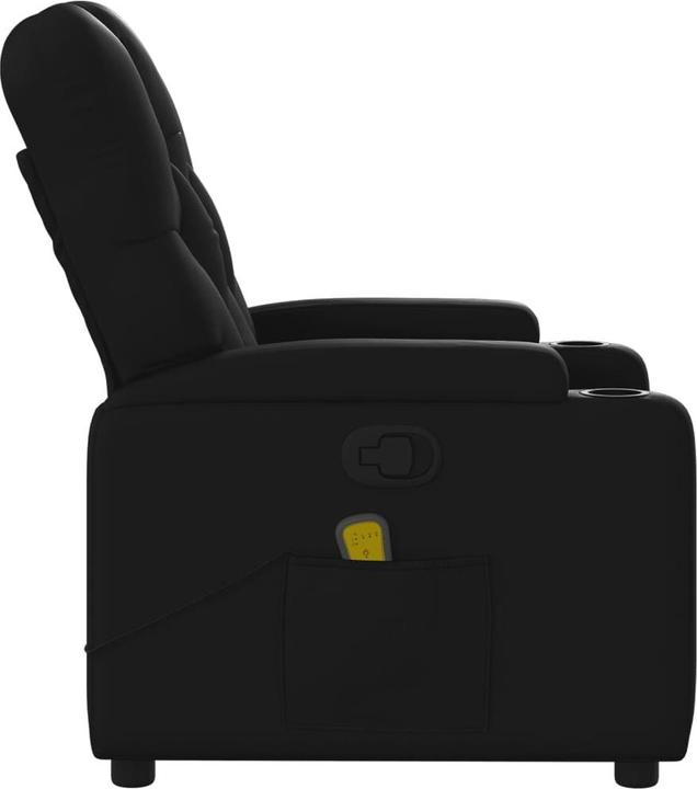 Image du produit VidaXL Fauteuil de massage noir similicuir,Couleur : noir,Matériaux