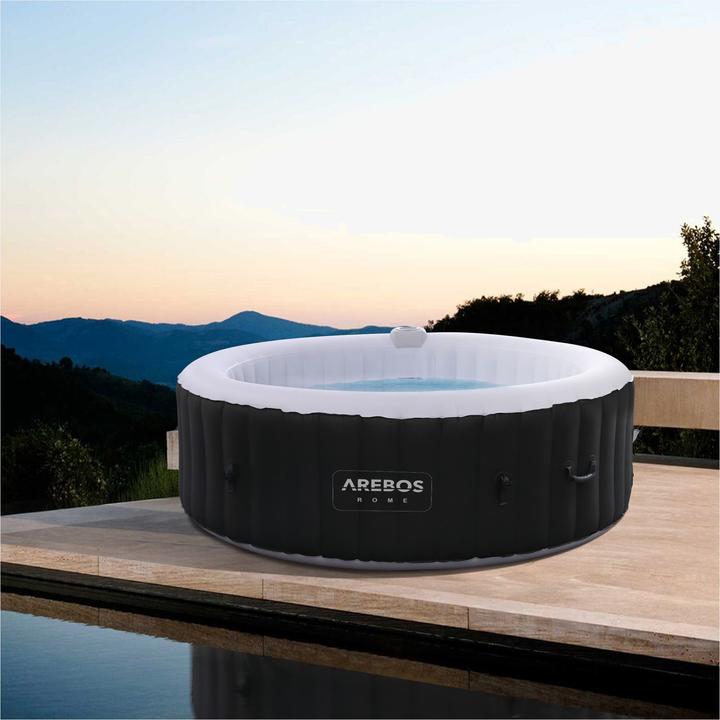 Image du produit Arebos Porte-boissons + 2x coussins pour le cou pour les piscines de spa