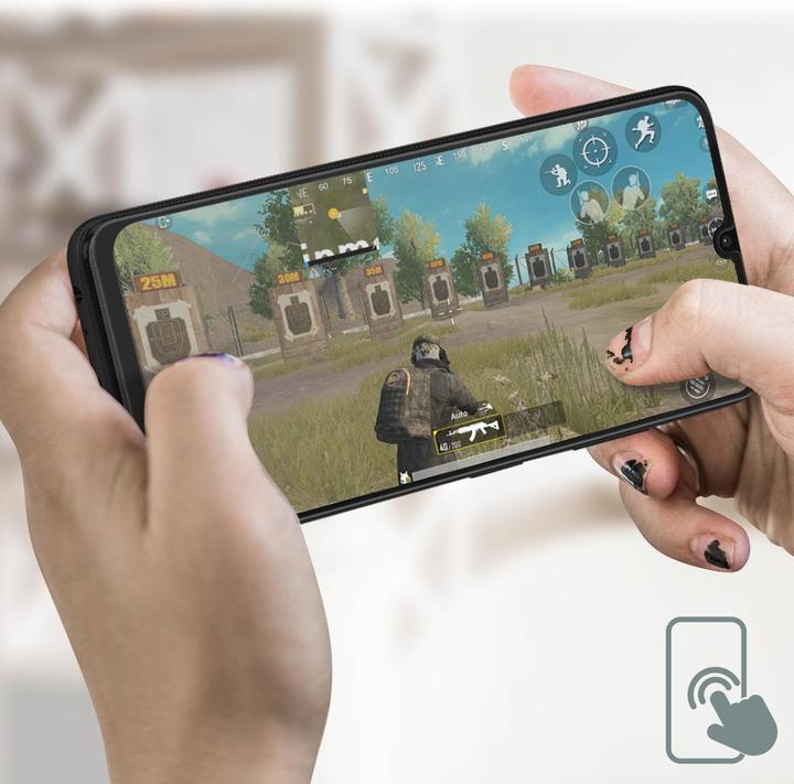 Image du produit Avizar Verre en céramique avec bord noir (1 pièce(s), Samsung Galaxy A22 5G)