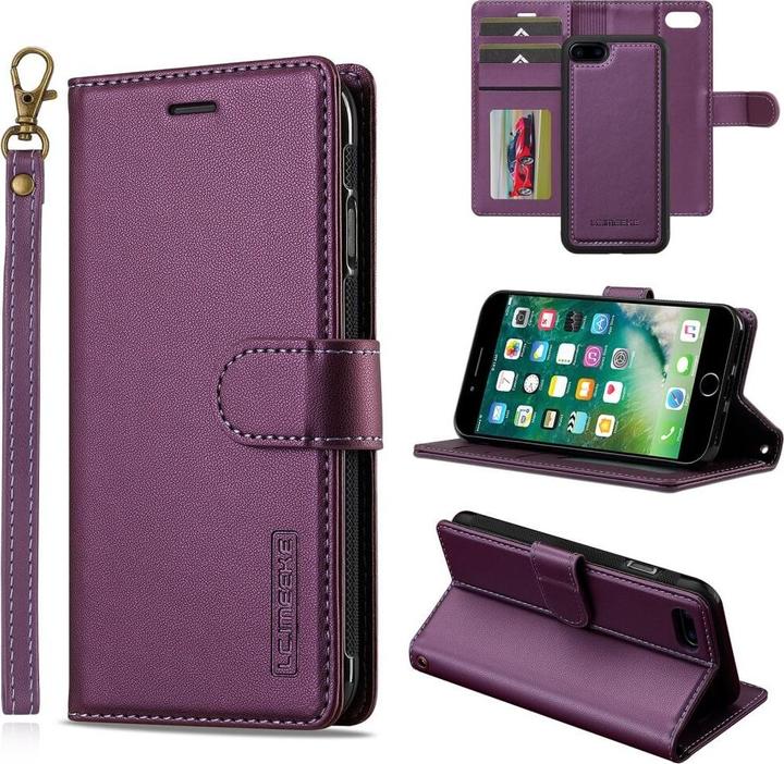 Image du produit LC.Imeeke iPhone SE / 8 / 7 - Teilbare Brieftasche 2-in-1 Handyhülle (Apple iPhone SE (2ème génération), Apple iPhone SE (3ème génération), Apple iPhone 7, Apple iPhone 8)