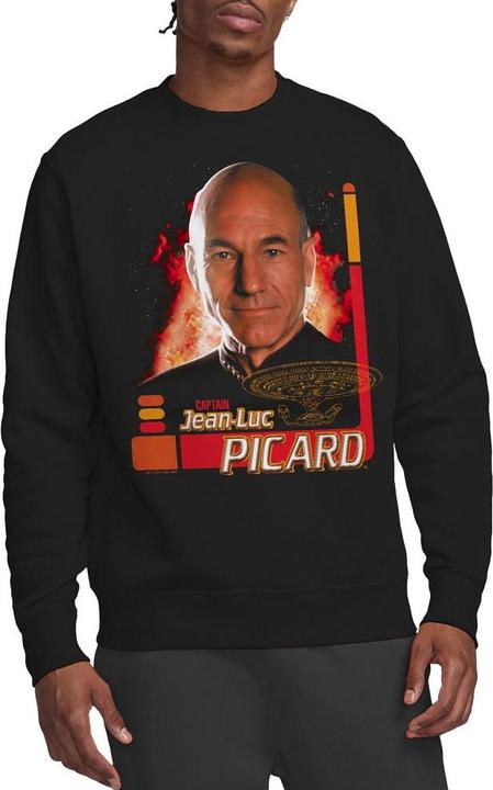 Actual product image Unisex Adult Jean-Luc Picard Sweatshirt (XL)