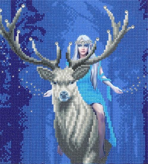 Produktbild Craft Buddy Fantasy Forest, 30x30cm Crystal Art Kit ANNE STOKES