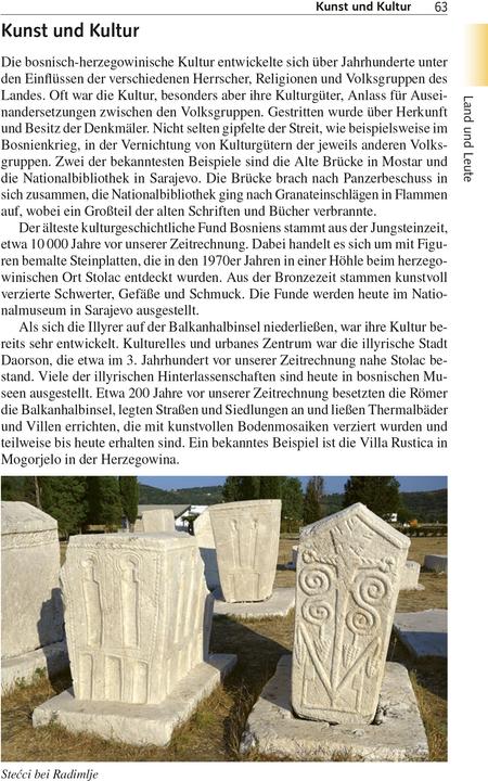 Image du produit Reiseführer Bosnien und Herzegowina (Allemand, Matthias Jacob, Marko Plesnik, 2024)