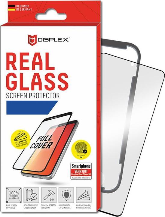 Actual product image Displex Real Glass, Full Cover Panzerglas (1 Piece, Samsung Galaxy S21 5G)