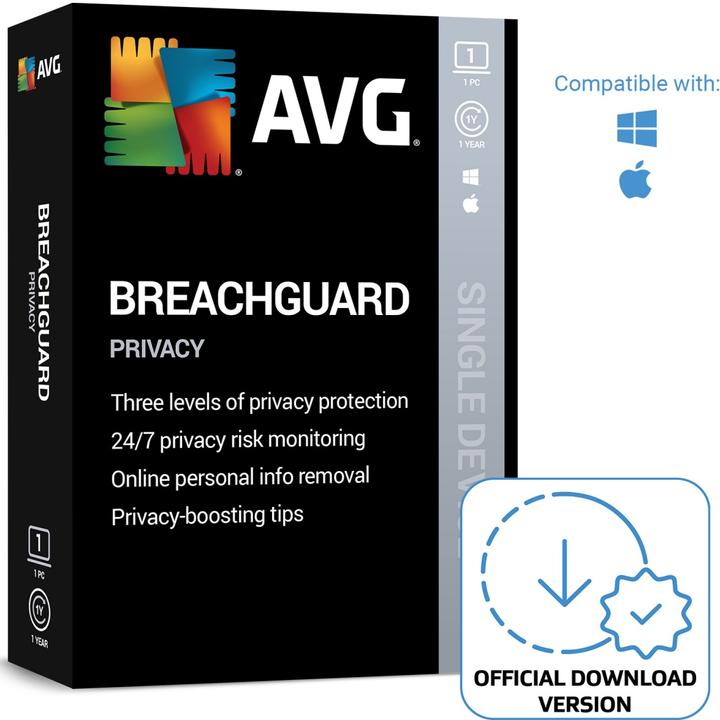 Produktbild Avast AVG Breach Guard (1 User, 1 Geräte/User, 12 Monate)