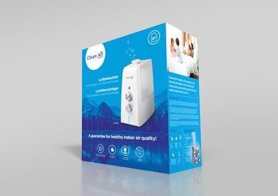 Productafbeelding Clean Air Optima CA-602 luchtbevochtiger Transparant, wit (35 m²)