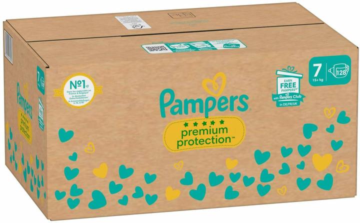 Produktbild Pampers Premium Protection (Gr. 7, Monatsbox, 128 Stück)