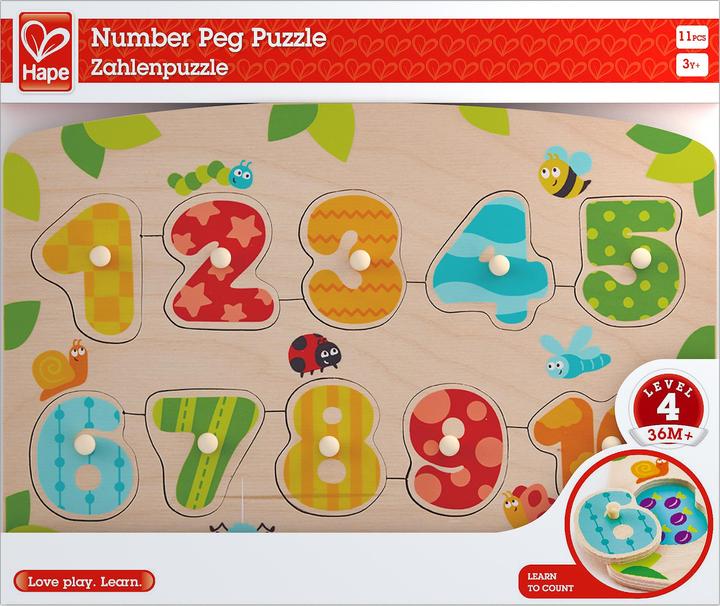 Produktbild Hape Zahlenpuzzle