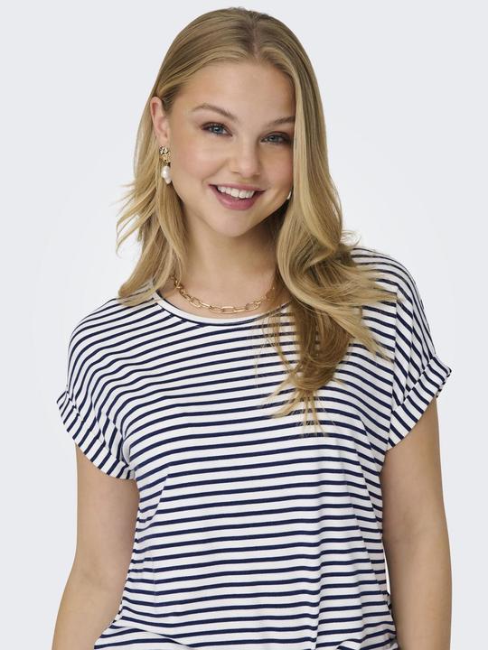 Image du produit Only Onlmoster Stripe S/S O-Neck Top Jrs Noos (L)