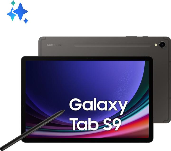 Image du produit Samsung Galaxy Tab S9 5G (5G, 11", 256 Go, Gris graphite)