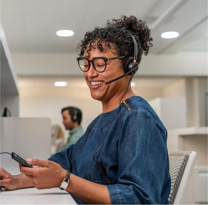 Image du produit Poly HP EncorePro 525 USB-A Stereo Headset, Wired, Calls/Music, 55 g, Headset, Black (Filaire, USB-C)