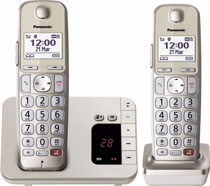 Panasonic KX-TGE262GN Duo Champagner
