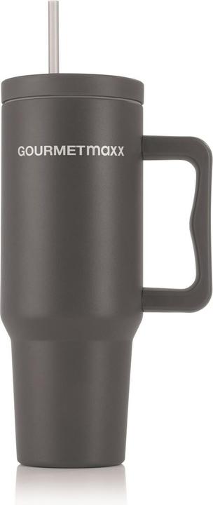Actual product image Gourmetmaxx Thermo mug 1200 ml, grey (1.20 l)