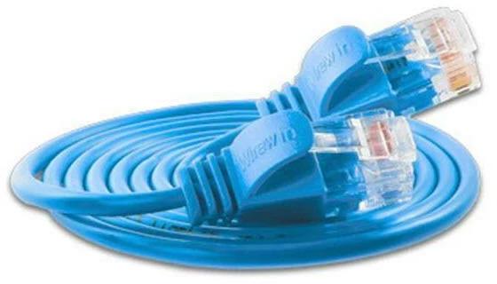 Produktbild Wirewin Slim Patchkabel: UTP, 15cm,blau (U/UTP, CAT6, 0.15 m)