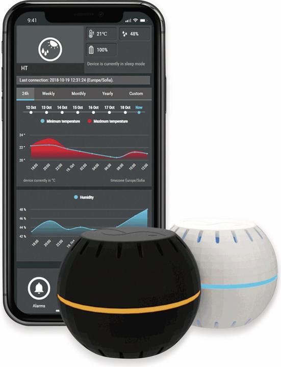 Immagine prodotto Shelly Sensore di umidità e temperatura dell'aria WLAN