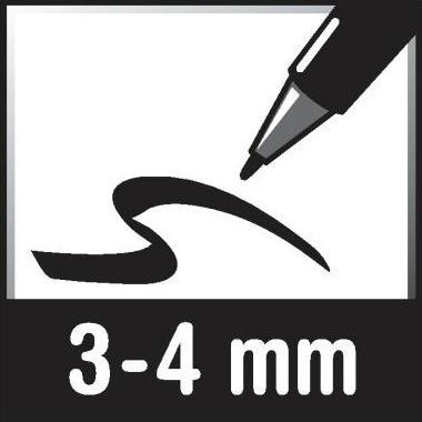 Produktbild Edding Permanent Marker 550 (Blau, 4 mm, 1 x)