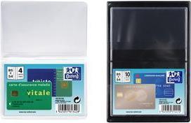 Produktbild Elba Ausweishülle, PVC, 1-fach, 0,15 mm, Format: 65 x 95 mm transparent, für Kreditkarten (6.5 x 9.5 cm, 10 x)