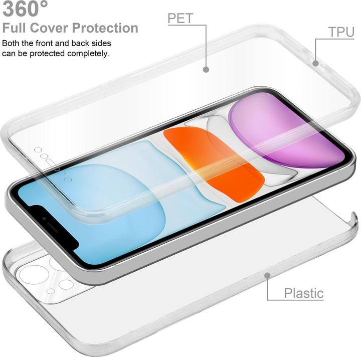 Productafbeelding Cadorabo TPU 360 graden hoesje (Apple iPhone 11)