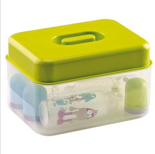 Produktbild Thermobaby Doppelter Einsatz Sterilisator (Heiss- oder Kaltsterilisation) grün