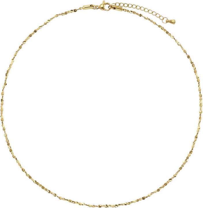Image du produit Bijouteria Chaîne (Acier inoxydable, Revêtement PVD (couleur or), 42 cm)