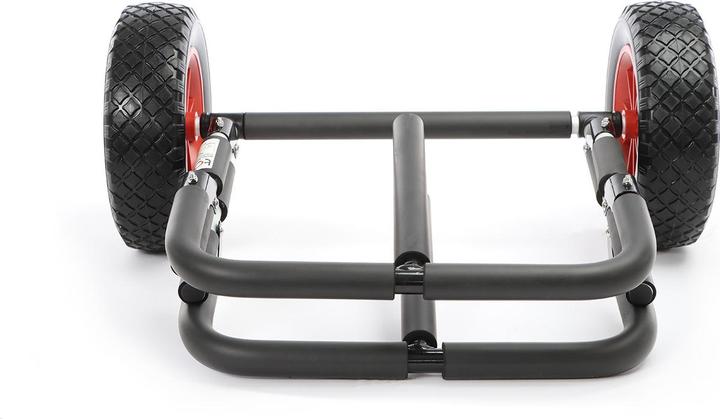 Image du produit Toboli Chariot Transport Double pliable 2 Planche SUP Planche de surf Ski nautique 45kg max. Pneu PU